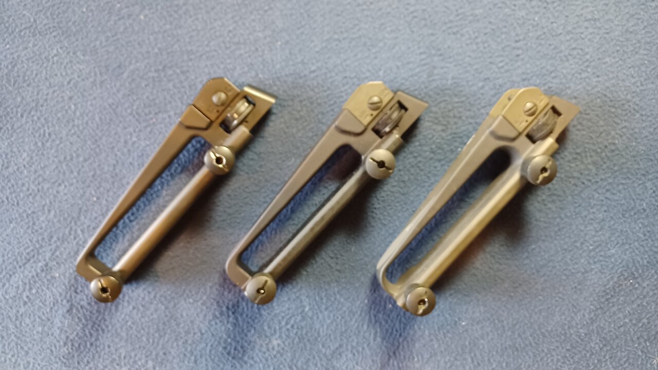 AR-15/M4 Carry Handles, 3 Examples from Colt, FNH USA, Guntec USA, similar but different