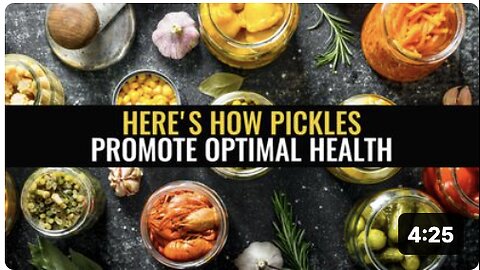 Here's how pickles promote optimal health