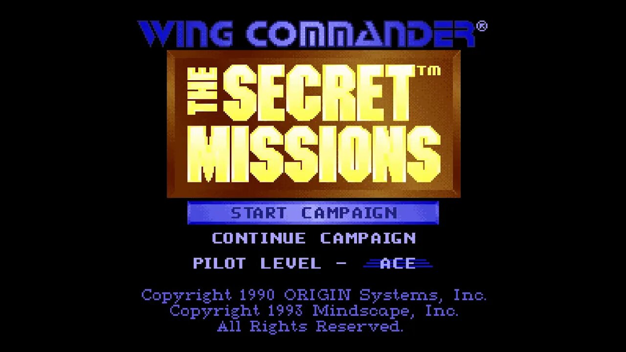 Wing Commander Secret Missions - Title Screen (snes ost) / [BGM] [SFC] - ウィングコマンダー