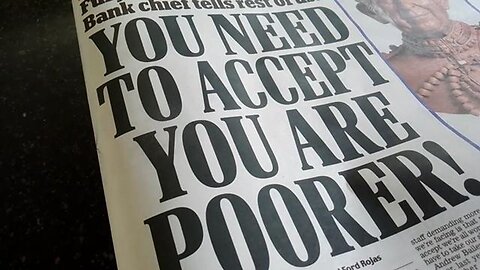 Net Zero: Fury As Bank Chief Says We Need To Accept We Are Poorer
