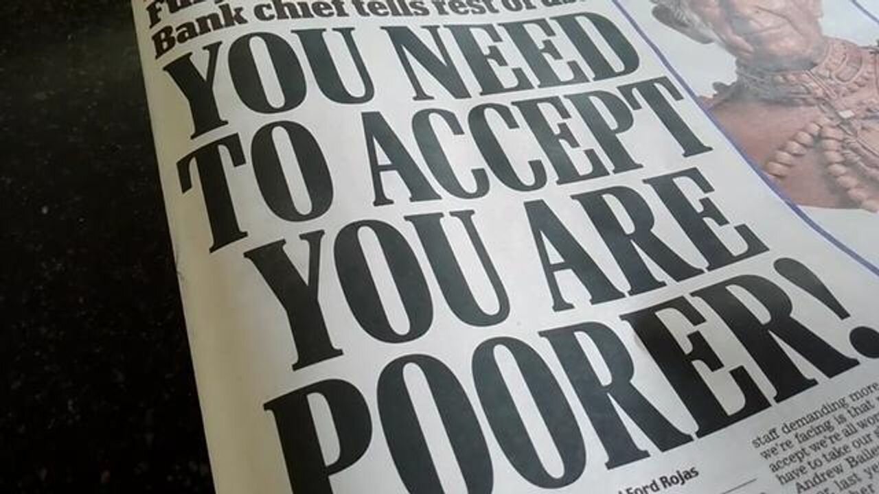 Net Zero: Fury As Bank Chief Says We Need To Accept We Are Poorer