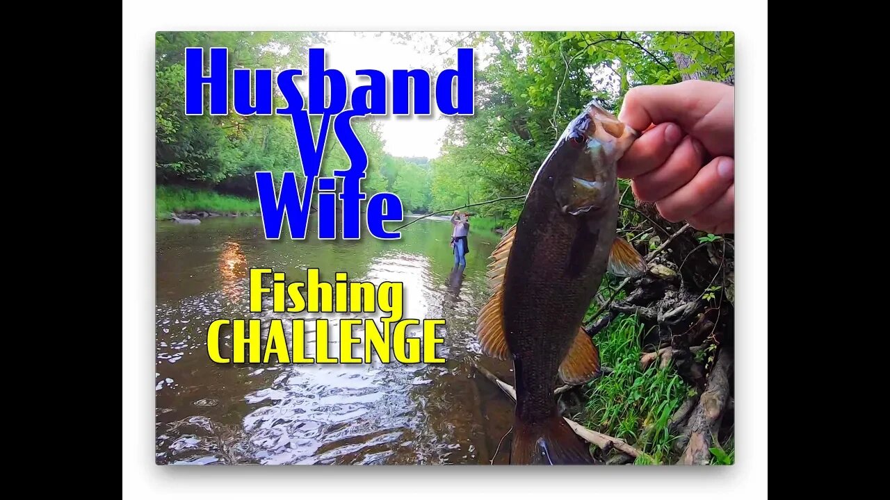 Fishing Challenge - Husband VS Wife THROWDOWN!!