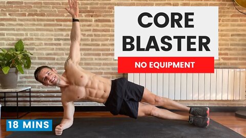 CORE BLASTER | Abs Workout to get Strong & Defined | No Equipment | 18 Minutes | #CrockFitApp