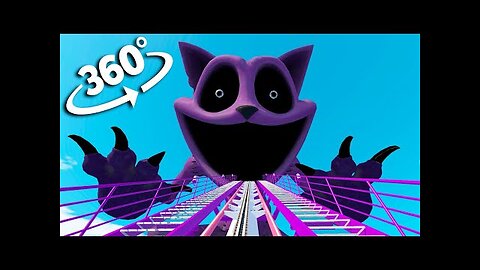 360° CatNap Poppy Playtime 3 - Roller Coaster VR