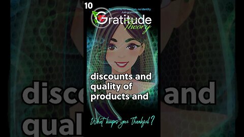 10. Business transactions. What keeps you thankful? #gratitudetheory