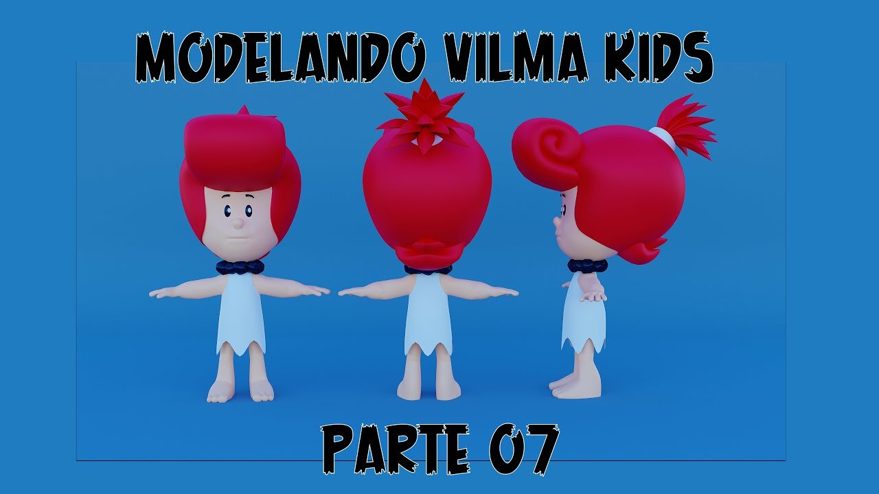 Blender Tutorial - Modeling Wilma Kids - Part 07