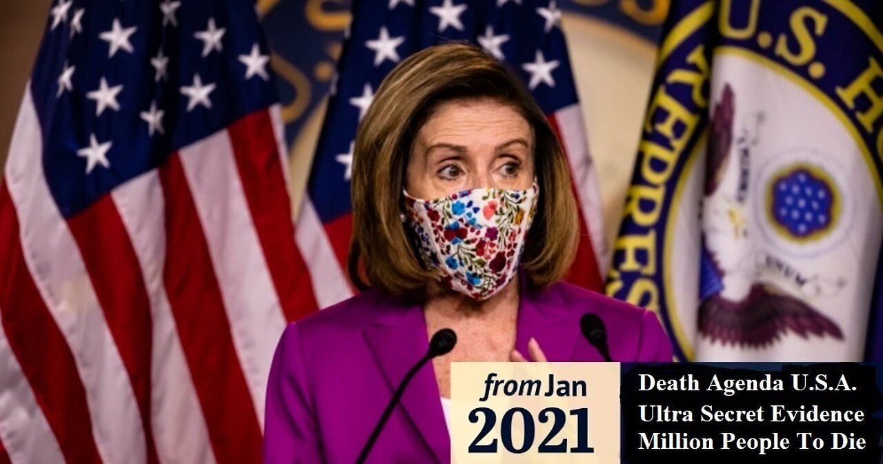 Speaker Pelosi's Laptop Ultra Secret Evidence Hard-Drive Revealed Death Agenda U.S.A.