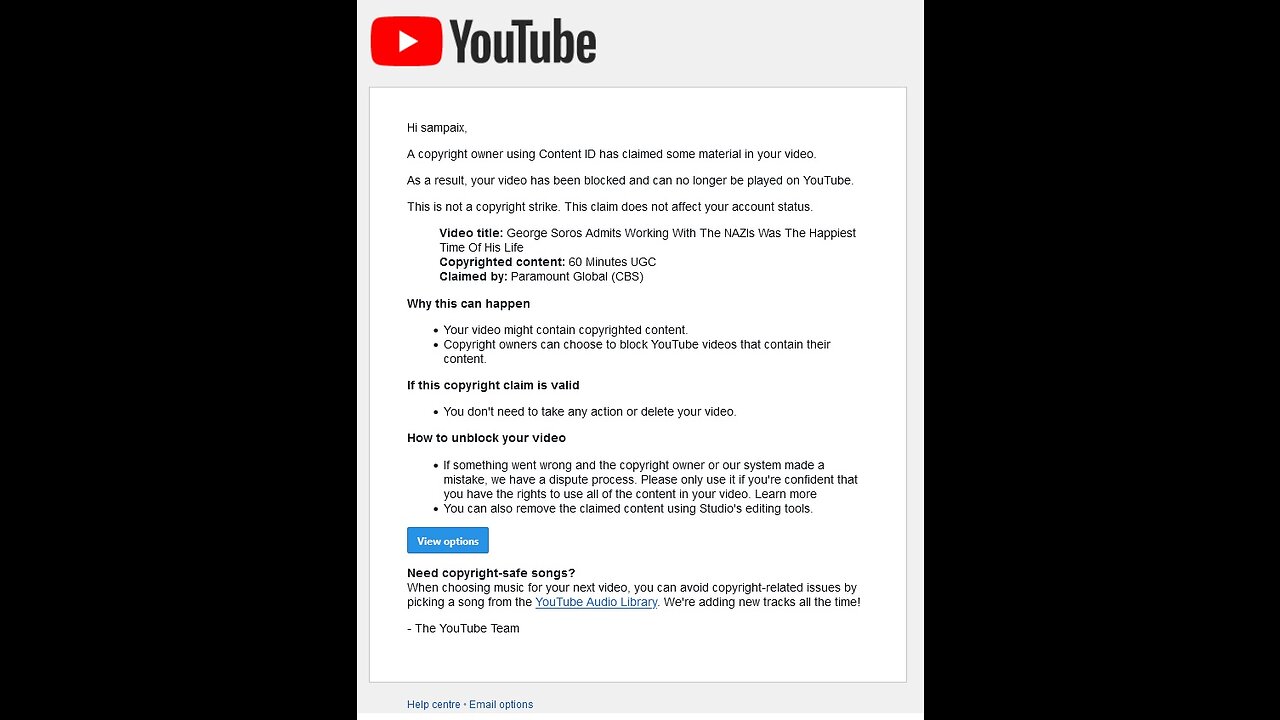 Video BANNED by Youtube. Soros and the nazis..