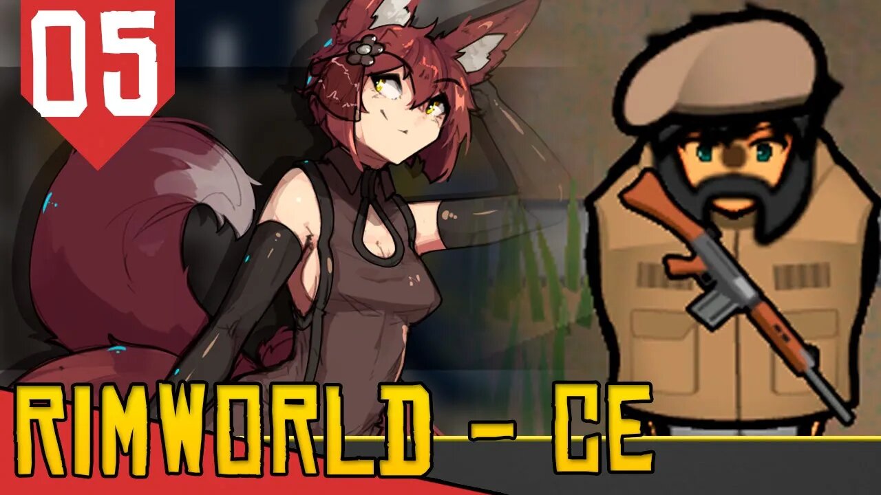 Waifu RAPOSA - Rimworld Combat Extended #05 [Série Gameplay PT-BR]