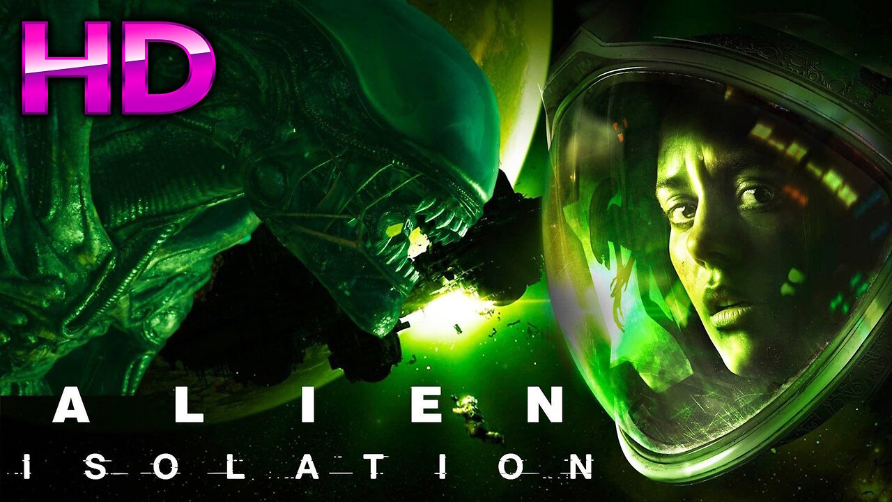 Alien Isolation - AI REMASTERED - HD - Survival Science Fiction Horror Movie