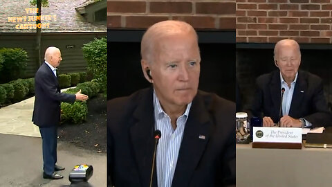 Biden: "You guys missing lunch?... We're gonna politely ask the press to leave."