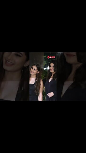 Raveena Tandon & daughter Rasha pose at an event🤩💖📸 #shorts