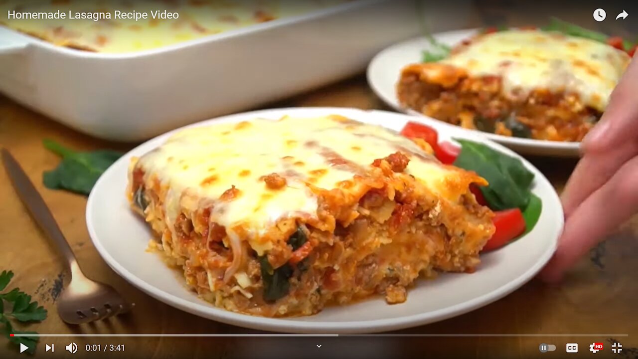 Delicious Homemade Lasagna Recipe