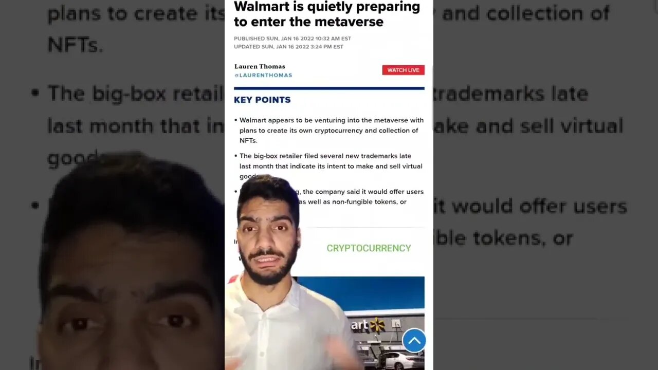 Walmart NFT and Metaverse Entry