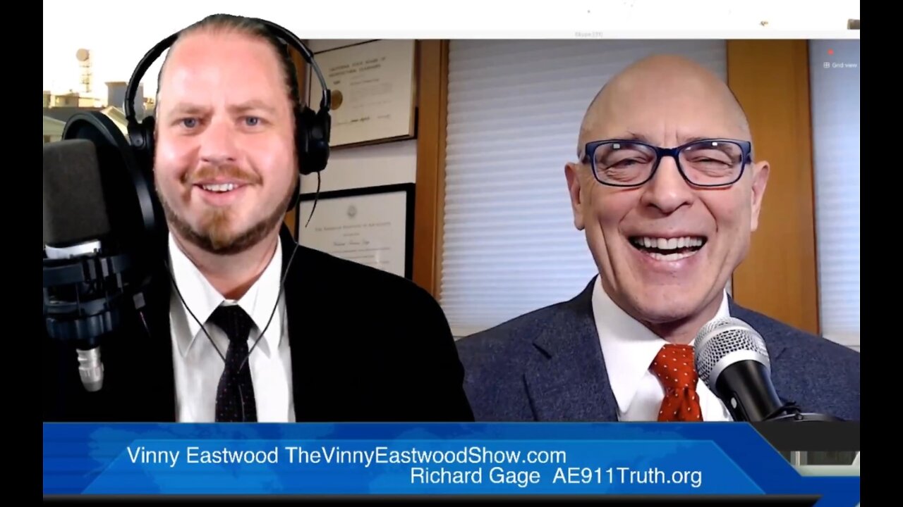 "9/11 Attack Involved Controlled Demolition" Architect Richard Gage On Vinny Eastwood Show