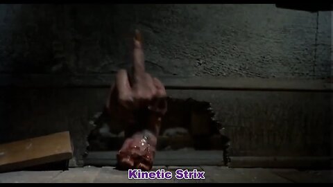 Evil Dead II - Hand Middle Finger To Ash Scene