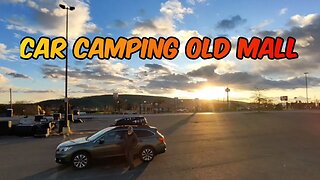 Car Camping Old Mall / Subaru Outback Overnight / Studio Tony?