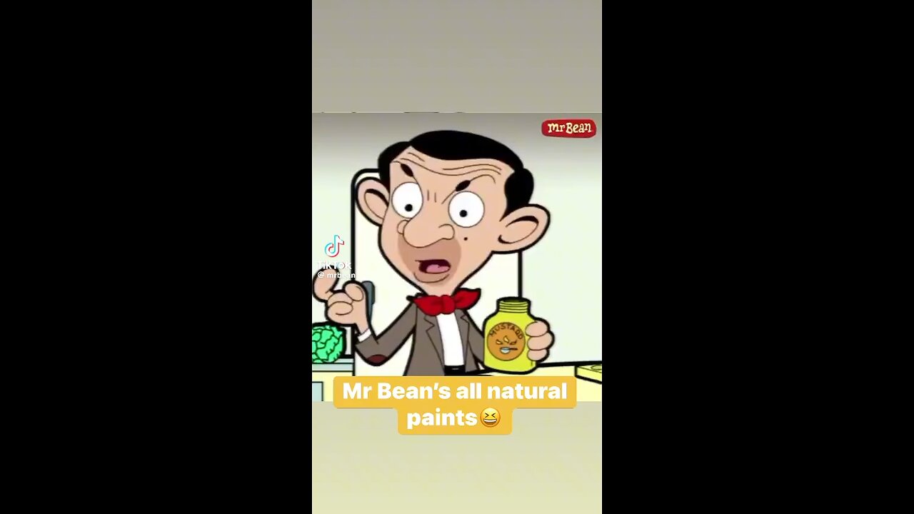 Mr Bean's all natural paints 🤣🤣