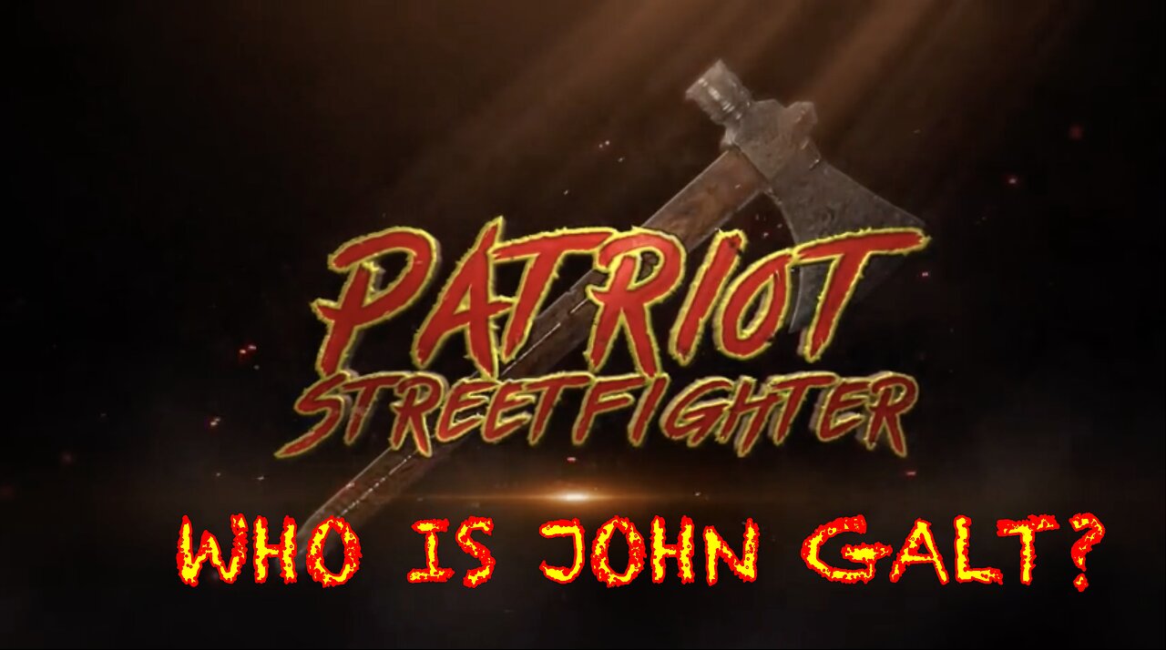 PATRIOT STREET FIGHTER IS HAVING AN EPIC WEEK. 1ST JACO & ALPHA ROUNDTABLE & NOW THIS. TY John Galt