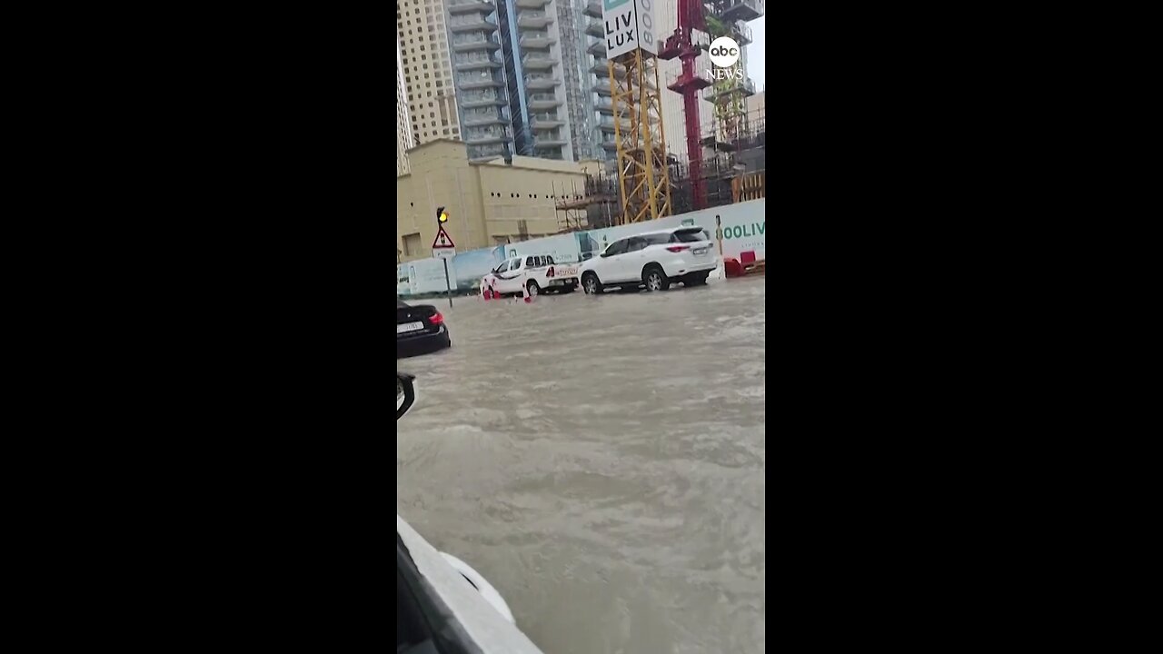 Severe flooding in Dubai after major rain