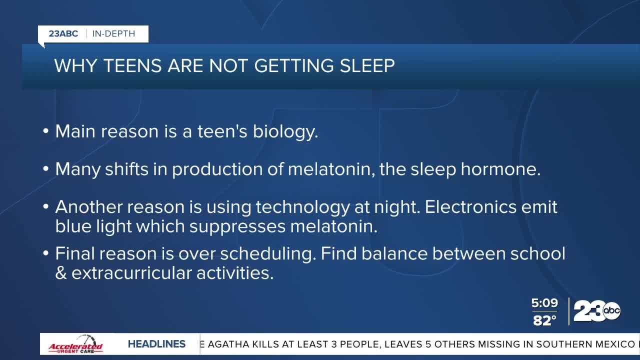 23ABC In-Depth: Why Teens are Not Getting Enough Sleep
