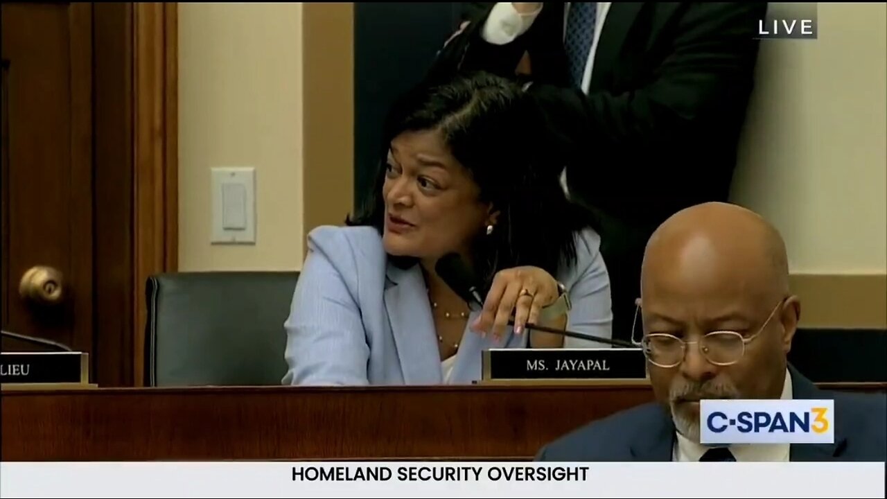 Smug Rep Jayapal Doesn't Want To Hear An Answer About Terrorists At The Border