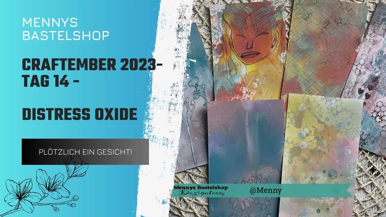 Craftember Tag 14 - Distress Oxide - Was kann man damit machen? Heute wird gematscht #craftember2023