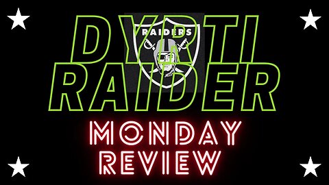 #RAIDERS MONDAY NIGHT REVIEW 🤔