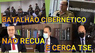 BATALHÃO CIBERNÉTICO NÃO RECUA E CERCA TSE, FACHIN, BARROSO E MORAES EM DESESPERO, VAI DAR RUIM.