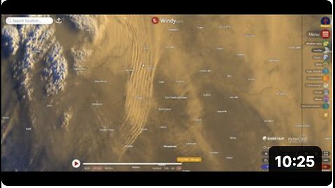 Unusual Frequency Waves in the Smoke over Canada! There is literally Millions of Acres burning