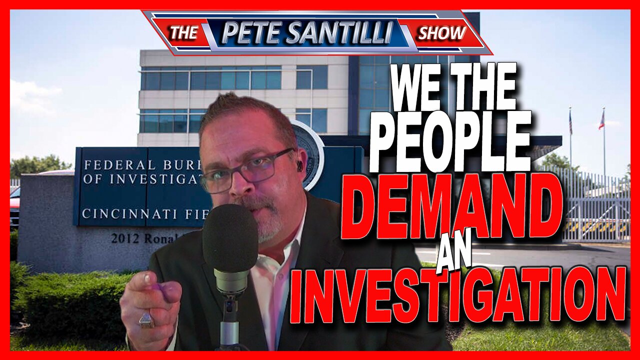 Pete Santilli Has Three Demands for the FBI Over the New Evidence That the FBI Rigged the Election