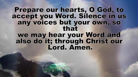 11 19 #5 Prayer of Illumination