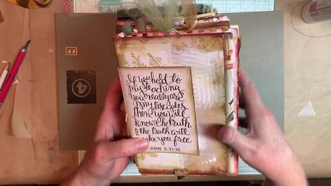 #16 THOUGHT LIFE Journal- Making the Cover of a junk journal