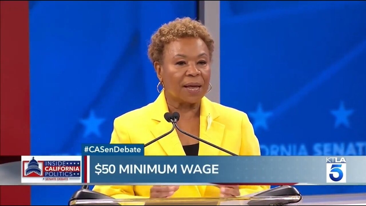 Dem Rep Barbara Lee Calls For $50 Minimum Wage