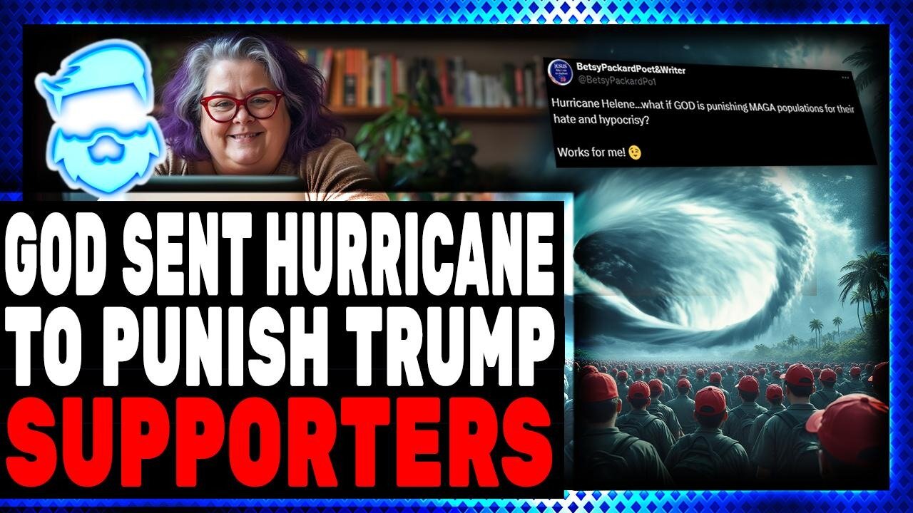 Woke Liberals CELEBRATE Hurricane Helene For DESTROYING Republican Towns & Taking Their Lives!