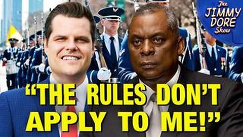 Matt Gaetz exposes Lloyd Austin’s vaccine hypocrisy