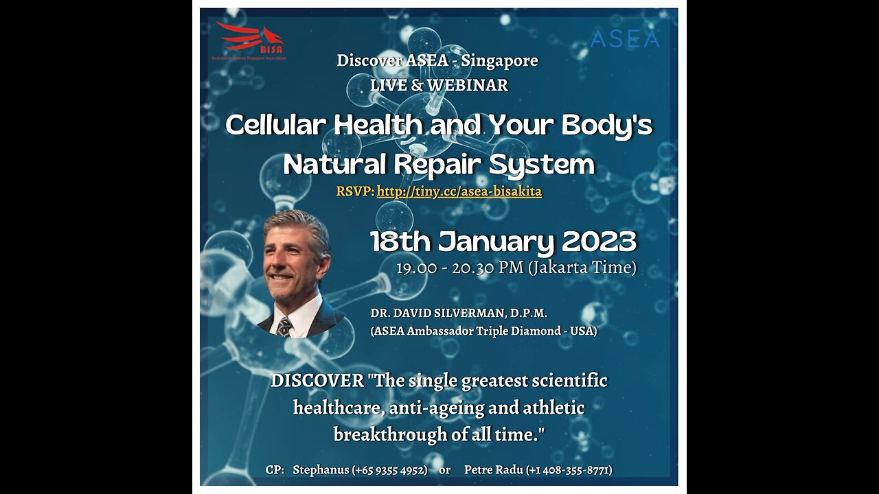 Cellular Health and Your Body Natural Repair System (Part-1)