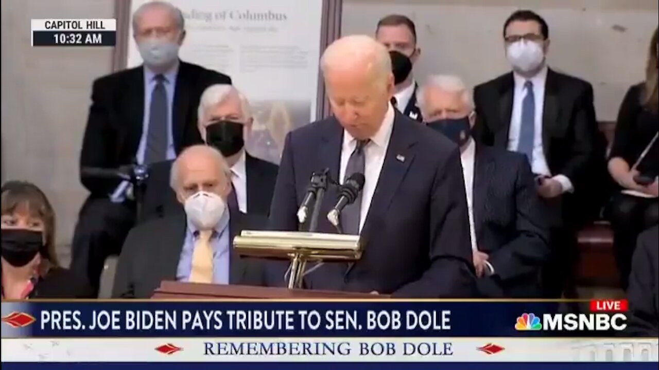 Biden “End of message” 🤡