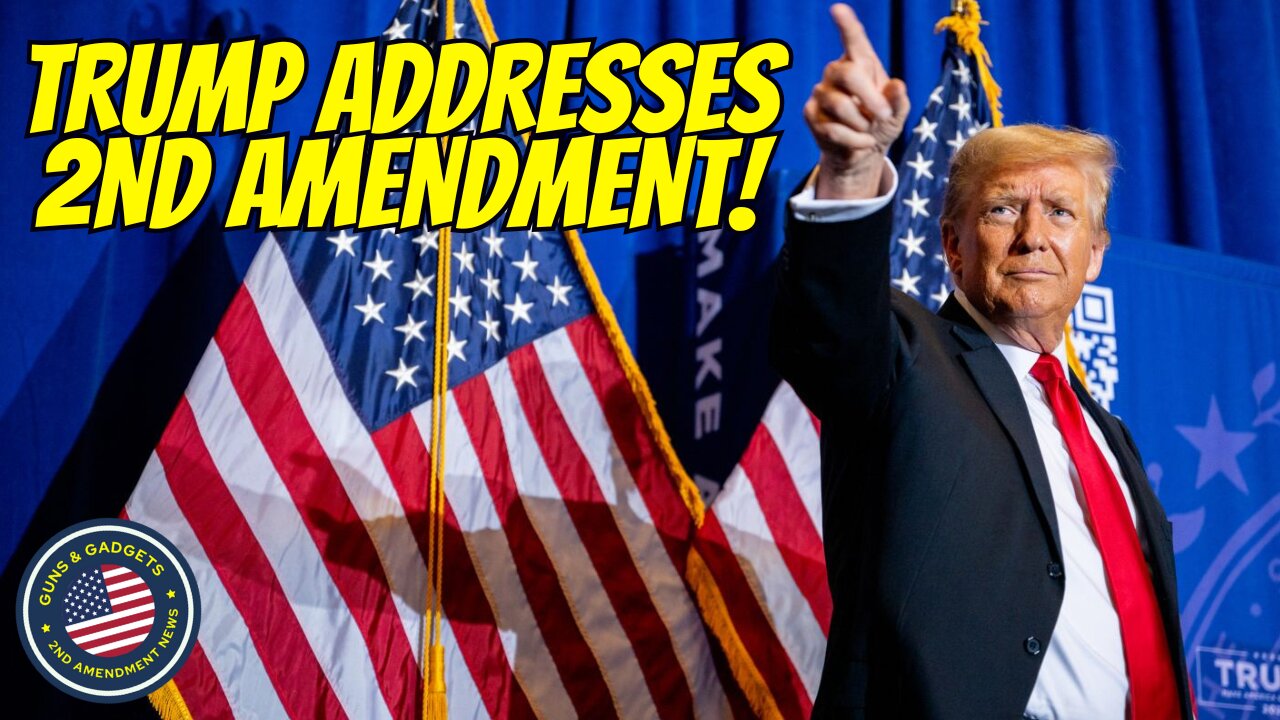 Trump Addresses 2nd Amendment Heading Into Election Day