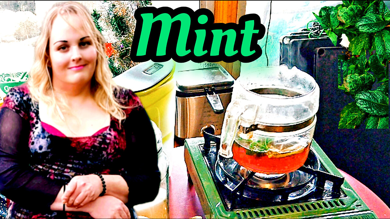 Making an Easy N Healthy Black Mint Tea