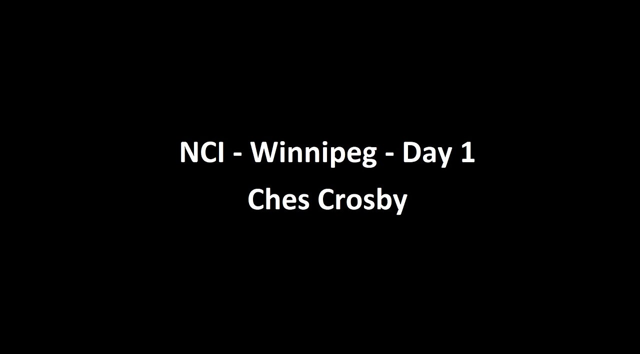 National Citizens Inquiry - Winnipeg - Day 1 - Ches Crosby Testimony