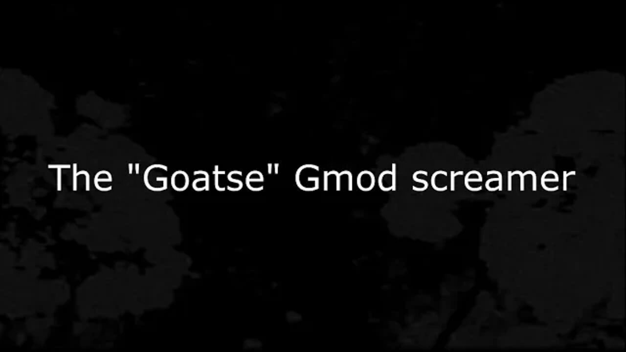 The "Goatse" Gmod Screamer Incident