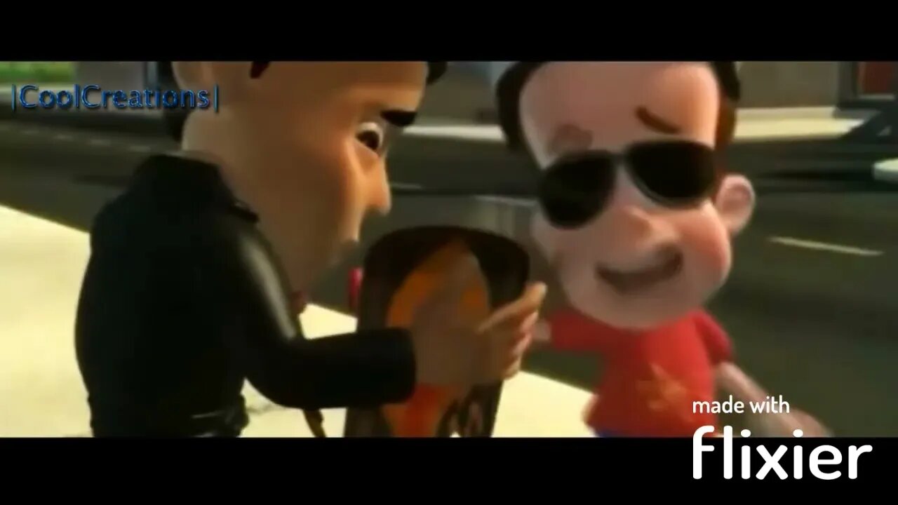 Sheen sings (gangsters paradise) to Jimmy neutrons music video