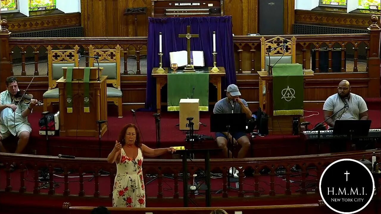Sunday service with Pastor Fran Mangano 7/31/22