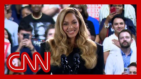 Hear what Beyoncé told voters at a Kamala Harris rally | CNN News