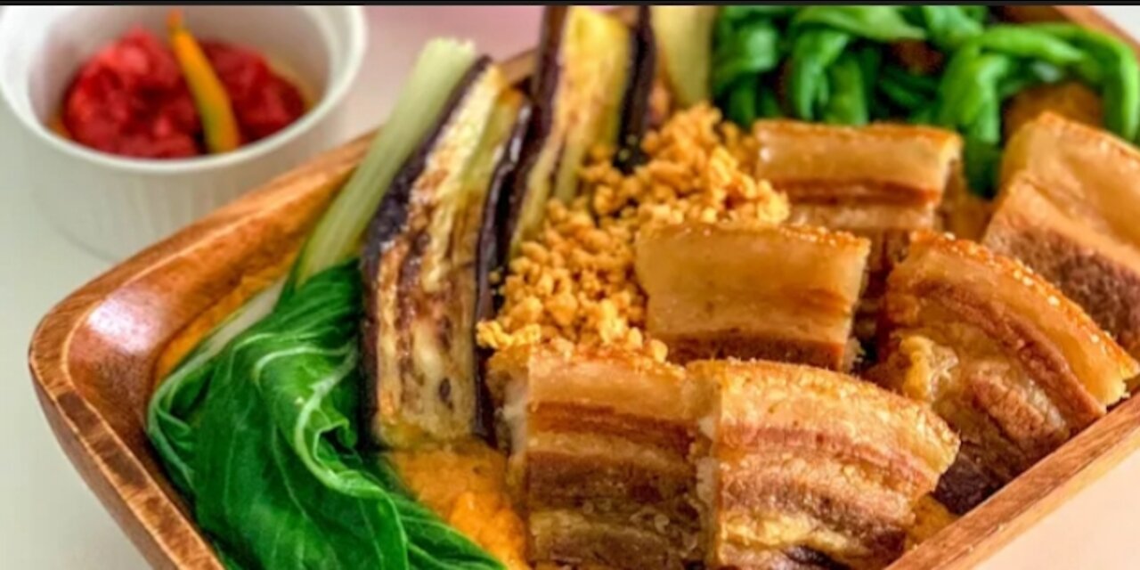 How to Cook Crispy Liempo Kare Kare