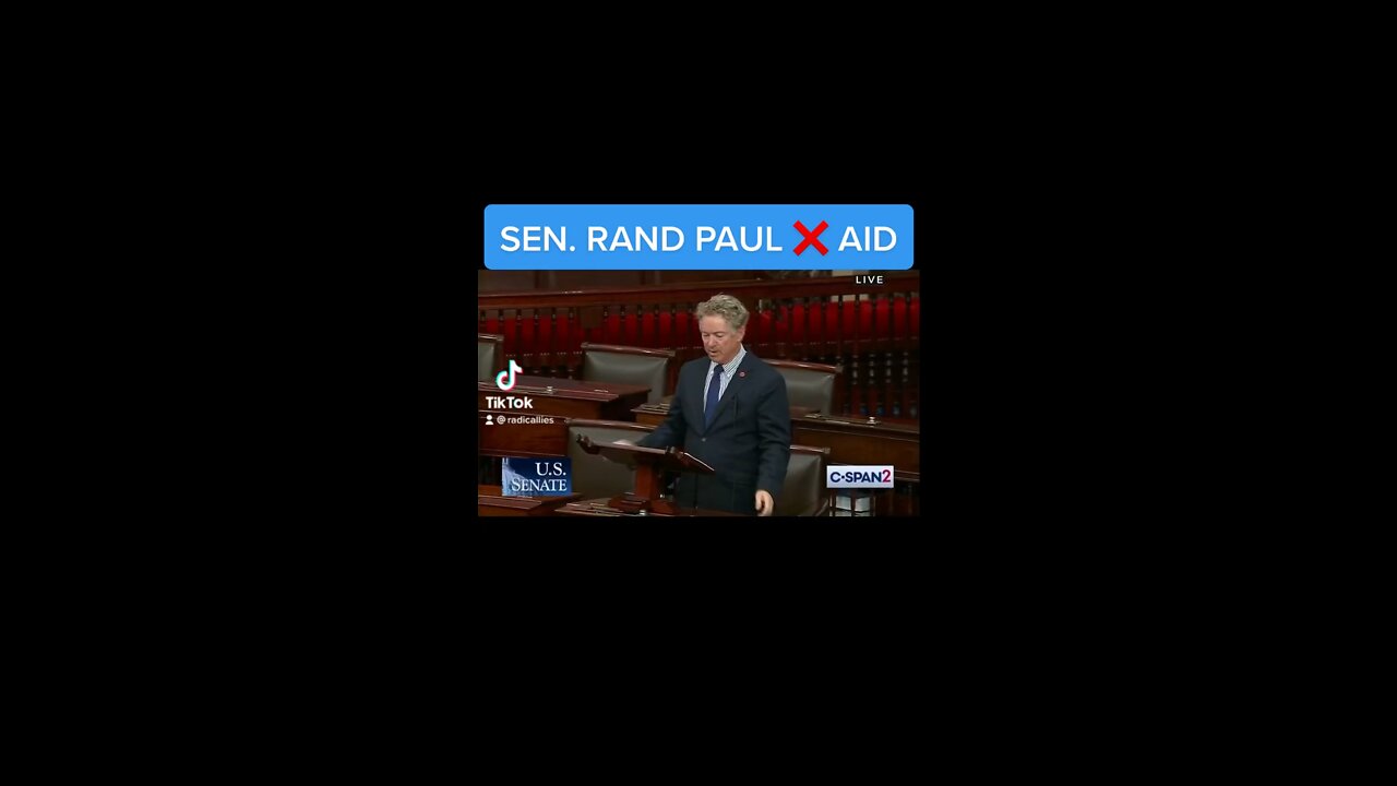 Senator Rand Paul BLOCKS $40 Billion Ukraine Aid Package 😳