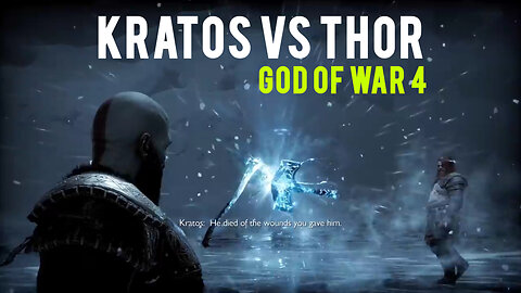 Kratos vs Thor || God of war 4 || Part 2