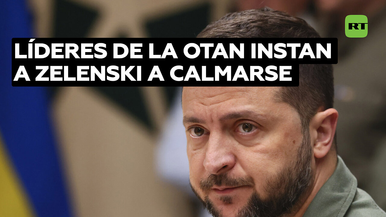 Bloomberg: Líderes de la OTAN instan a Zelenski a calmarse tras sus críticas al bloque