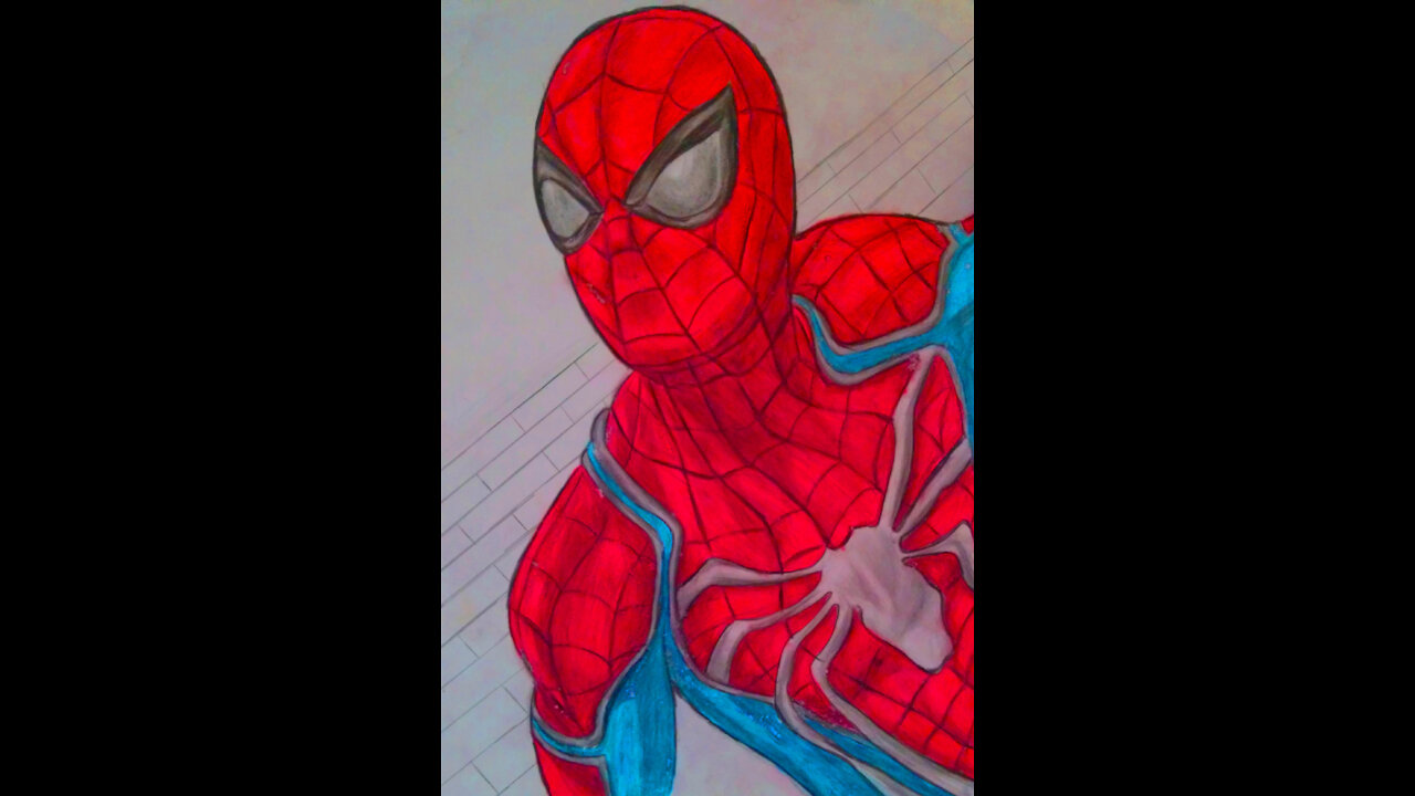 Drawing Spider-Man